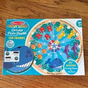 Melissa & Doug Fresh Start Sea Friends Puzzle - 21 pieces